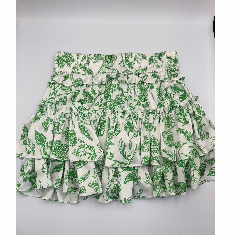 Cake for Dinner tiered ruffle smocked skort size medium